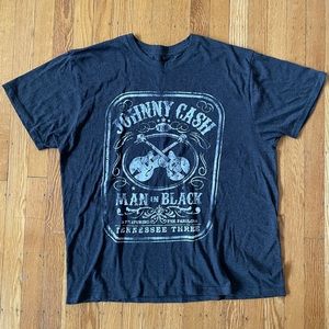 Johnny Cash Man In Black Rock T-Shirt Size XL